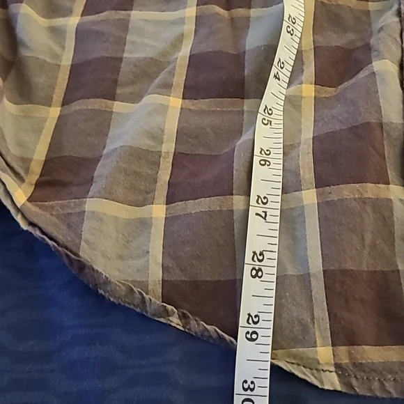 Arizona Men's Plaid Long Sleeve Shirt sz M - Picture 5 of 6